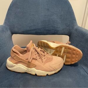 Pink Suede Nike Huarache